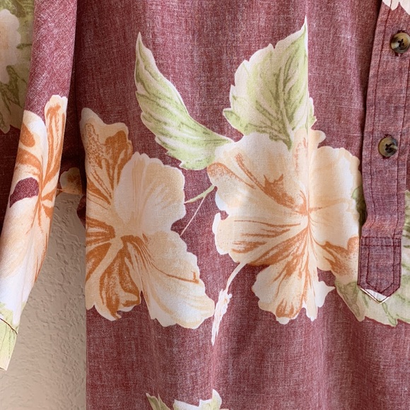 Vintage Tori Richard Pullover Aloha Shirt - Medium - Picture 5 of 10